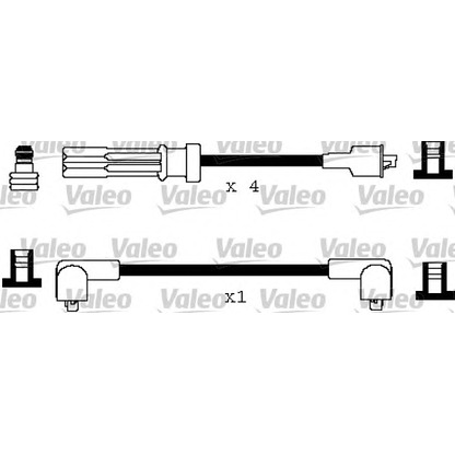 Фото Комплект проводов зажигания VALEO 346108