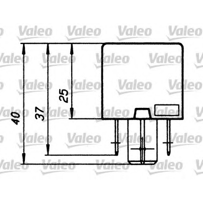 Фото Реле, рабочий ток VALEO 643819