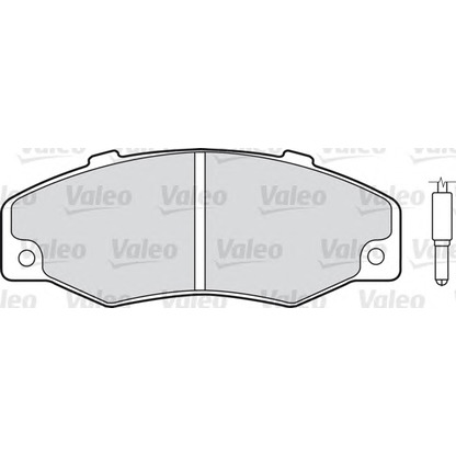 Photo Kit de plaquettes de frein, frein à disque VALEO 540126