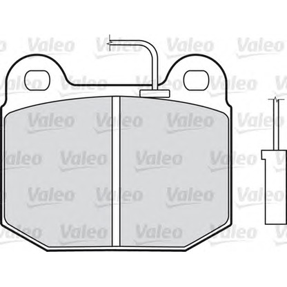 Foto Kit pastiglie freno, Freno a disco VALEO 598349