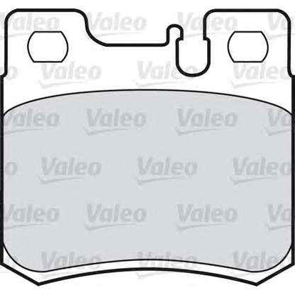 Photo Brake Pad Set, disc brake VALEO 598235