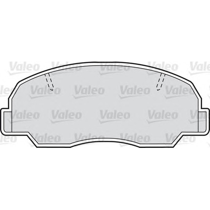 Photo Kit de plaquettes de frein, frein à disque VALEO 551716