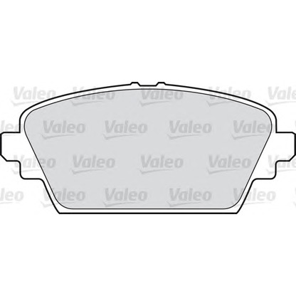 Photo Brake Pad Set, disc brake VALEO 598451