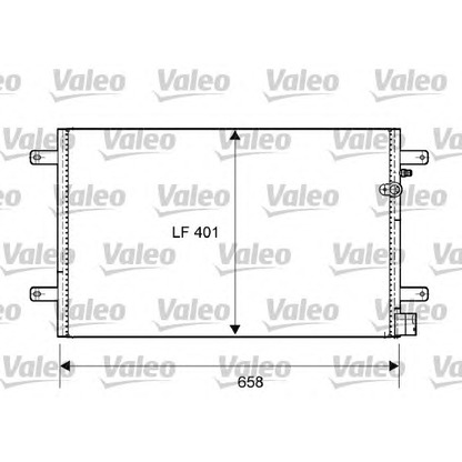 Foto Condensatore, Climatizzatore VALEO 814004