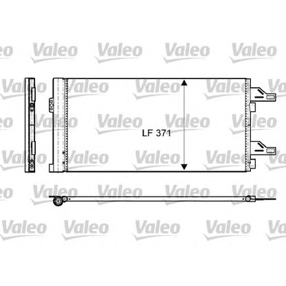 Foto Condensatore, Climatizzatore VALEO 814085