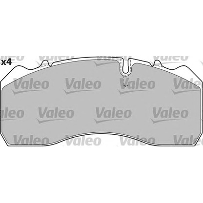 Photo Brake Pad Set, disc brake VALEO 548675