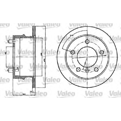 Foto Bremsscheibe VALEO 187120