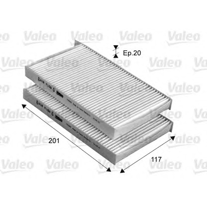 Foto Filter, Innenraumluft VALEO 715669