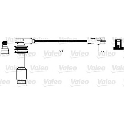 Фото Комплект проводов зажигания VALEO 346089