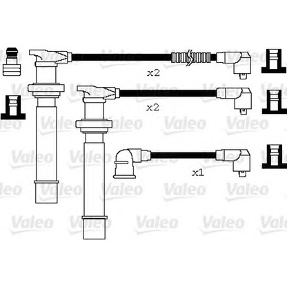 Zdjęcie Zestaw przewodów zapłonowych VALEO 346077