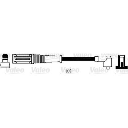 Zdjęcie Zestaw przewodów zapłonowych VALEO 346048