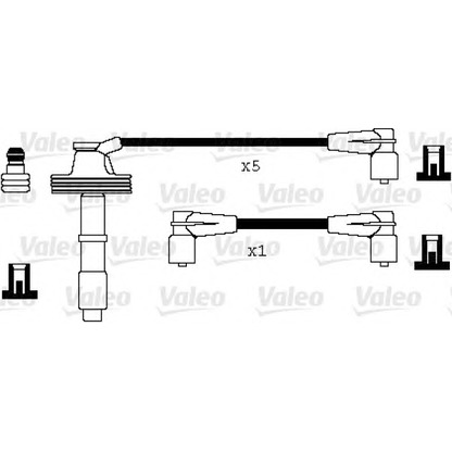 Фото Комплект проводов зажигания VALEO 346028