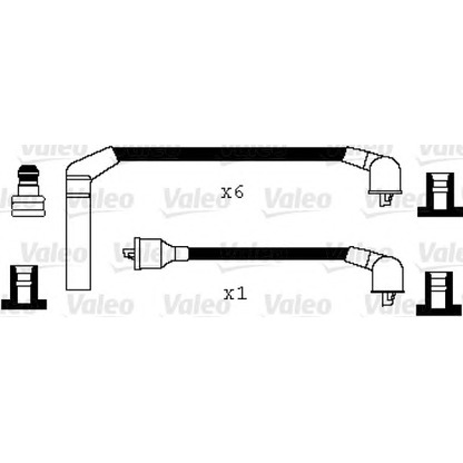 Фото Комплект проводов зажигания VALEO 346018