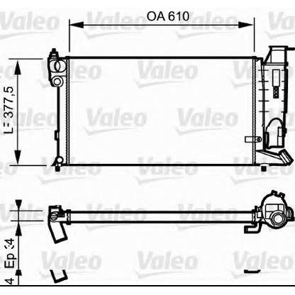 Photo Radiateur, refroidissement du moteur VALEO 731176