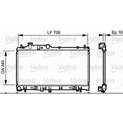 Foto Kühler, Motorkühlung VALEO 735212