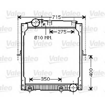 Photo Radiateur, refroidissement du moteur VALEO 733425