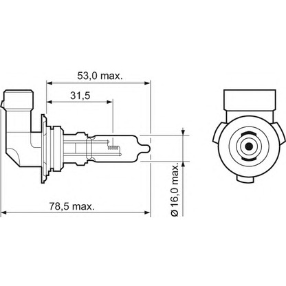 Foto Glühlampe, Fernscheinwerfer VALEO 032013