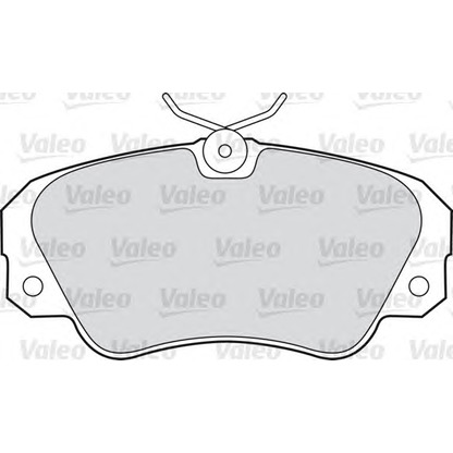 Photo Brake Pad Set, disc brake VALEO 598256