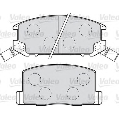 Photo Brake Pad Set, disc brake VALEO 598983