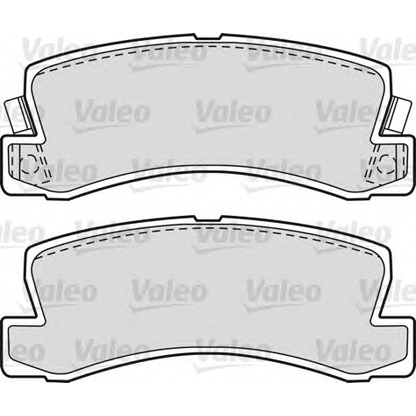 Photo Brake Pad Set, disc brake VALEO 551787