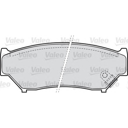 Foto Bremsbelagsatz, Scheibenbremse VALEO 598533