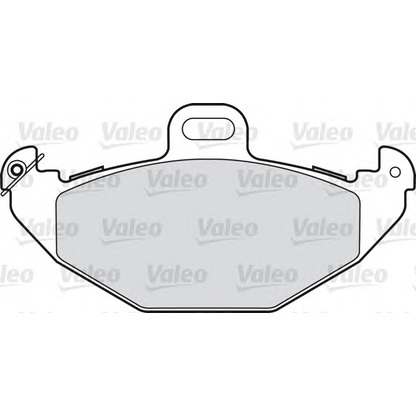 Photo Brake Pad Set, disc brake VALEO 540935