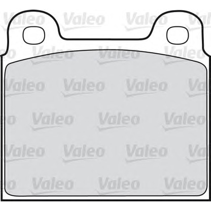 Photo Kit de plaquettes de frein, frein à disque VALEO 540039