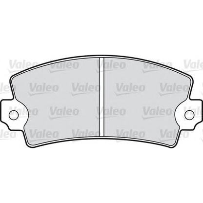 Photo Brake Pad Set, disc brake VALEO 598079