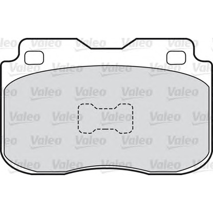 Photo Brake Pad Set, disc brake VALEO 598371