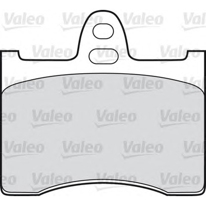 Photo Brake Pad Set, disc brake VALEO 540087