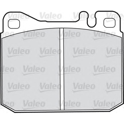 Photo Brake Pad Set, disc brake VALEO 540161