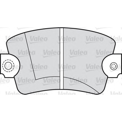 Photo Brake Pad Set, disc brake VALEO 598366