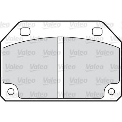 Photo Brake Pad Set, disc brake VALEO 540110