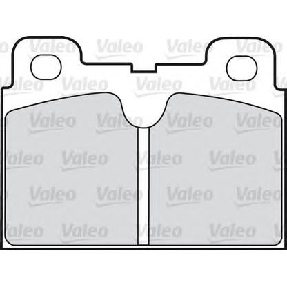 Photo Brake Pad Set, disc brake VALEO 598163