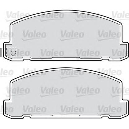 Photo Brake Pad Set, disc brake VALEO 551670