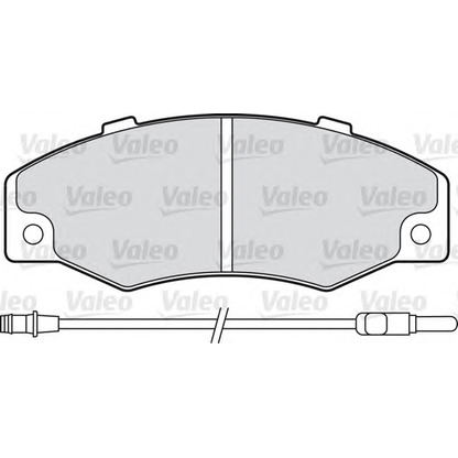 Photo Brake Pad Set, disc brake VALEO 598082