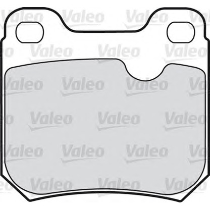 Photo Brake Pad Set, disc brake VALEO 598253