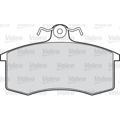 Photo Brake Pad Set, disc brake VALEO 598406