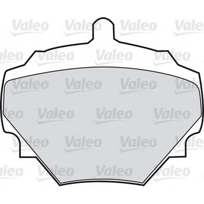 Photo Brake Pad Set, disc brake VALEO 598497