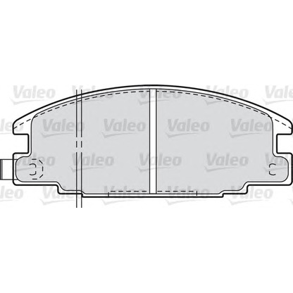 Фото Комплект тормозных колодок, дисковый тормоз VALEO 598020