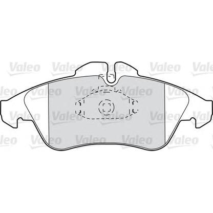 Photo Brake Pad Set, disc brake VALEO 540792