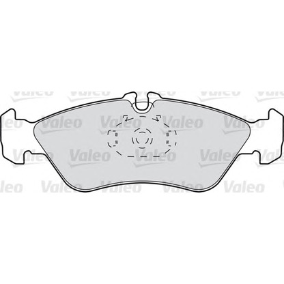 Photo Brake Pad Set, disc brake VALEO 540794