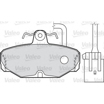 Foto Kit pastiglie freno, Freno a disco VALEO 598312