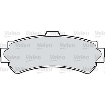 Фото Комплект тормозных колодок, дисковый тормоз VALEO 598449