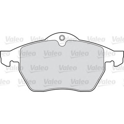 Photo Brake Pad Set, disc brake VALEO 598475