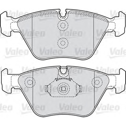 Foto Kit pastiglie freno, Freno a disco VALEO 598811