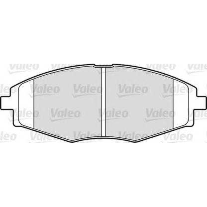 Photo Brake Pad Set, disc brake VALEO 598316