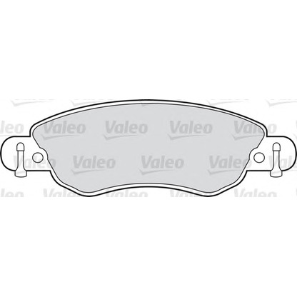 Photo Brake Pad Set, disc brake VALEO 598417