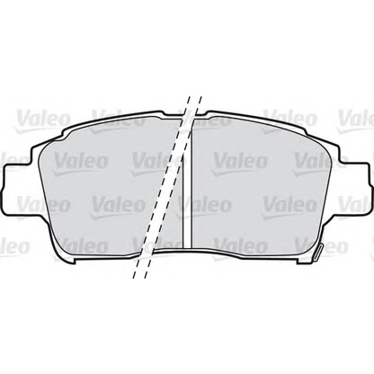 Photo Kit de plaquettes de frein, frein à disque VALEO 540965