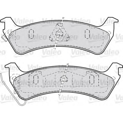 Foto Kit pastiglie freno, Freno a disco VALEO 598509